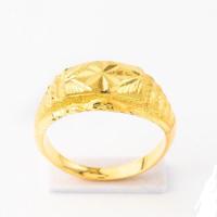 ราคา แหวนทองคำแท้ ครึ่ง สลึง (นน.​ 1.89 กรัม) ลายหัวโปร่งยอดนิยม (10416823302)