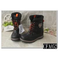 ราคา ไซส์ 30 รองเท้าบูทลุยหิมะเด็กหนังสีดำด้านในบุขนอย่างหนาใส่กันหนาวติดลบลุยหิมะ (1662757302)