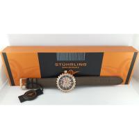 ราคา นาฬิกา STUHRLING MEN'S 726.04 CYCLONE ROSE GOLD AUTOMATIC พร้อมกล่อง (ใหม่) (9275681420)