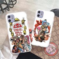 ราคา เคสโทรศัพท์มือถือ TPU ใส กันกระแทก ลาย Jojo Steel Ball Run สําหรับ IPhone 14 11 12 13Promax Pro 7Plus 8Plus X XR XSMAX 11Pro 12Pro 13Pro QMY (13793200644)