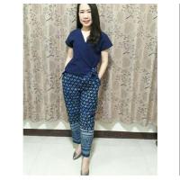 ราคา ชุดผ้าฝ้ายตัดแต่งลาย (1409974891)