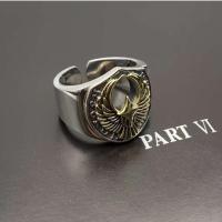 ราคา เงินแท้ 925, Seiko, งานฝีมือญี่ปุ่น, แสงย้อนยุค, ชายและหญิง, นกอินทรีบิน, แหวนเปิด (22033372999)