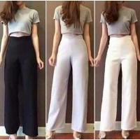 ราคา กางเกงผ้าฮานาโกะ ขากระบอกใหญ่ (539406307)