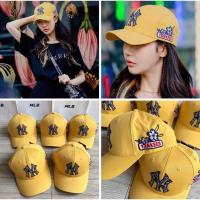 ราคา หมวก ny สีเหลือง ปักสวยน่ารักๆใส่สวยน่ารักๆของแท้ (2285902584)