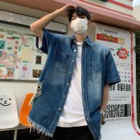 ราคา เชิ้ตยีนส์ เสริมบ่าสามารถถอดได้ ทูโทน (22777542950)