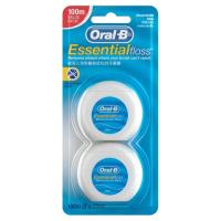 ราคา [จัดส่งเร็ว] ◈Oral-B ออรัล-บี เอซเซนเชียล ฟลอส 50 M.แพคคู่✲ (10654348571)