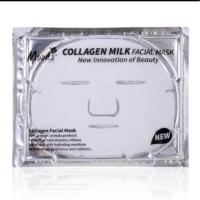 ราคา แผ่นคลอลาเจนมาร์คสูตรนม ยี่ห้อมูดส์ สีขาว 60 กรัม ( Moods Collagen milk facial mask New Innovation of beauty) (3845718810)