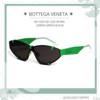 ราคา แว่นกันแดด BOTTEGA VENETA : BV1165S 001 SIZE 99 MM. (GREEN-GREEN-BLACK) (20151289917)
