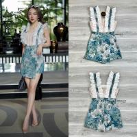 ราคา จั๊มสูทขาสั้นกางเกงทรงกระโปรง งานป้าย S M L XL (18609858683)