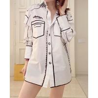 ราคา เสื้อfendi เสื้อสีขาว No.039 (4448868606)