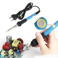 ราคา 【supermarket1】ขนส่งฟรีหัวแร้งไฟฟ้าที่สามารถปรับอุณหภูมิได้ 60W, หัวเปลี่ยน 5 หัว, หัวแร้งไฟฟ้าที่ปรับอุณหภูมิได้ 60W (7944004246)