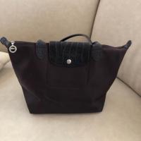 ราคา LONGCHAMP Le Pliage CROC tote ไซส์ M (1860289995)