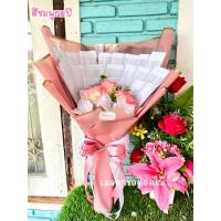 ราคา โทนชมพู ช่อธนบัตรใส่แบงค์เอง ช่อดอกไม้รับปริญญา ช่อดอกไม้ปัจฉิม ช่อดอกไม้ ช่อใส่แบงค์ ช่อธนบัตรใส่แบงค์เอง ช่อเงิน (23819559475)