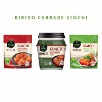 ราคา bibigo กิมจิผักกาด 100 500กรัม สีเขียวกิมจิผักกาดขาวหั่นผสมผักชี l สีแดงกิมจิผักกาดขาวหั่น Korean kimchi (12535888023)