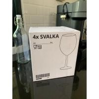 ราคา ใหม่ IKEA แท้ SVALKA สวัลก้า แก้วไวน์แดง แก้วใส 60 ซล. (แพค4ชิ้น) (19474108179)