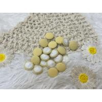 ราคา กระดุมปั๊มผ้าสีเหลืองอ่อน ติดชุดผู้ช่วยพยาบาลผ้าผ้าสเปนเดก (1 ชุด/มีจำนวน20เม็ด) ราคา 70 บาท ส่งเร็วส่งจากไทย (22253445456)