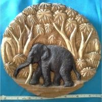 ราคา ช้างไม้สักแกะสลัก (647776836)