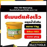 ราคา Sika-102 Waterplug ซีเมนต์แห้งเร็วหยุดน้ำรั่วซึม ขนาด 1 กก (8377816350)