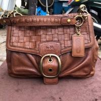 ราคา กระเป๋าสะพายCOACH หนังแบบสานของแท้ (7806316522)