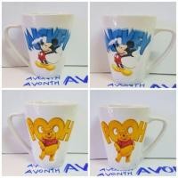 ราคา แก้วมัค Disney ลายหมีพูห์ และ ลายมิกกี้เมาส์ (2171407695)