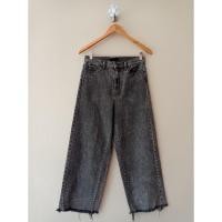 ราคา กางเกงยีนส์สีฟอกดำ ยูนิโคล่ uniqlo (12454591850)