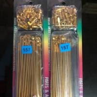 ราคา ซี่ลวดมอเตอร์ไซค์ ซี่มอเตอร์ไซค์ โยโก เบอร์ 9-157 สีทอง (2668036080)