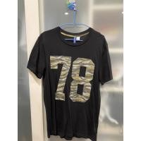ราคา เสื้อยืดผู้ชายสีดำ H&M มือสอง (3769890877)