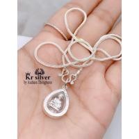 ราคา สร้อยคอเงินแท้ พร้อมจี้เงินแท้(หลวงปู่ทวด)[เลือกความยาวของสร้อยคอได้] (8464007755)