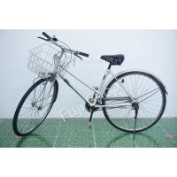 ราคา จักรยานแม่บ้านญี่ปุ่น - ล้อ 27 นิ้ว - มีเกียร์ - สีเงิน [จักรยานมือสอง] (18979987806)