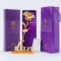 ราคา ดอกกุหลาบชุบทองคำ 24k (4113683480)