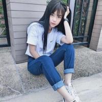 ราคา กางเกงยีนส์ทรงบอย (124003390)