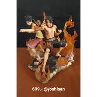 ราคา ฟิกเกอร์ ลูฟี่ & พอร์ทกัสดีเอส วันพีช One Piece DXF Figure, Brotherhood Set of 2 Luffy & Portgas D. Ace Banpresto (23653430261)