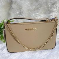 ราคา กระเป๋าสตางค์ Michael Kors Jet Set Travel 35S0GTVU6L MD Zip Pouchette Leather (3843728066)