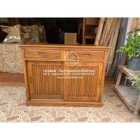 ราคา ตู้เก็บของบานสไลด์ไม้สักทอง (22304210508)