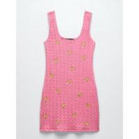 ราคา Zara Cable knit flower dress size M (17562719744)