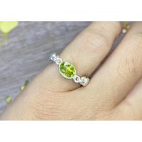 ราคา แหวนพลอยเพอริดอท พลอยแท้สีเขียวอ่อน (3289704562)