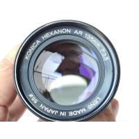 ราคา เลนส์มือหมุน ยี่ห้อ Konica Hexanon 135 mm F3.5 เมาท์ konica AR หน้าเลนส์ 55มม sn:81844761 พร้อม ฝาหน้า ท้าย (21072963489)