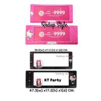 ราคา กรอบป้ายทะเบียนกันน้ำคิตตี้ Hello Kitty มี 2 ลาย ลิขสิทธิ์แท้ (921753013)