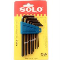 ราคา SOLO ประแจหกเหลี่ยม 8 ตัวชุดหุน SAE no. 901B (7231653851)
