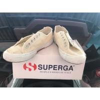 ราคา รองเท้าผ้าใบ SUPERGA ใส่แล้วตามสภาพ จาก1700 ขายต่อ 300 จ้า (428873504)