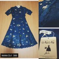 ราคา เดรสยาว มือ1ป้ายห้อย NANA (S/M) งานปักลูกไม้ สีกรมท่า งานสวยมากๆค่ะ (4550649996)