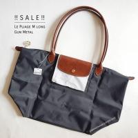 ราคา !! SALE ลดราคาสิ้นปี !! (แท้ 100% จาก KingPower) LONGCHAMP M หูยาว สีเทาเข้ม-GunMetal (1689291417)
