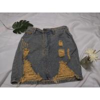ราคา กระโปรงยีนส์​ สีสนิม ป้ายกวาง (18253043608)