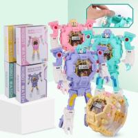 ราคา Mecha robot electronic watch นาฬิกาข้อมือ หุ่นยนต์แปลงร่างเป็นนาฬิกา robot watch (1888455336)
