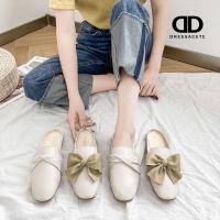 ราคา พร้อมส่ง 9720 ♛ รองเท้าแตะแบบสวมส้นแบน รองเท้าแฟชั่นผู้หญิง แบบเปิดส้น (15895061736)