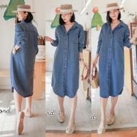 ราคา PW#เดรสแขนยาว#เดรสยีนส์#เดรสยีนส์แขนยาว (19275359564)