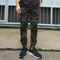 ราคา Golden Zebra Jeans กางเกงยีนส์ชายลายทหารสีน้ำตาลเทาขาจั๊ม(size28-38นิ้ว) (8260759861)