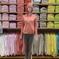 ราคา UNIQLO เสื้อฮู้ดแขนยาว กัน UV AIRism Mesh UV Protection แท้ 100% (9633715353)