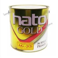 ราคา HATO สีรองพื้นสีน้ำอะครีลิค AG-33 รองพื้นปูน กระเบื้อง ยิปซั่ม (1 แกลลอน) (2559056628)