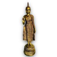 ราคา พระประจำวันจันทร์(ปางห้ามญาติ) สีทองเก่า ขนาดหน้าตัก 9 นิ้ว บูชาเสริมความสุขความเจริญในชีวิต ทำอะไรก็มีแต่ขึ้น พระประจำว (23138407029)